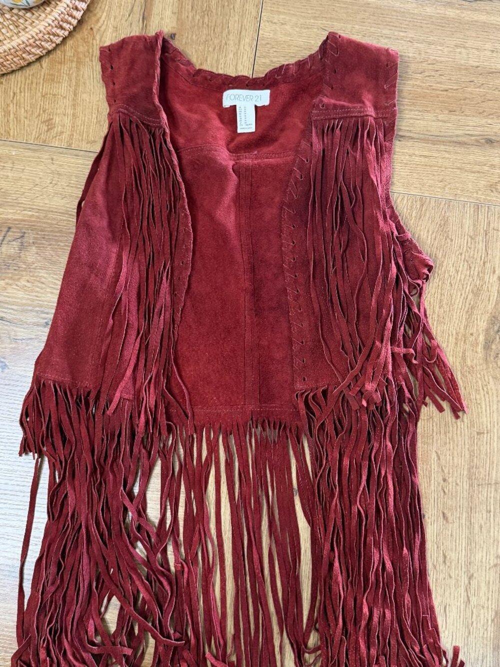 Forever 21 Fringe vest